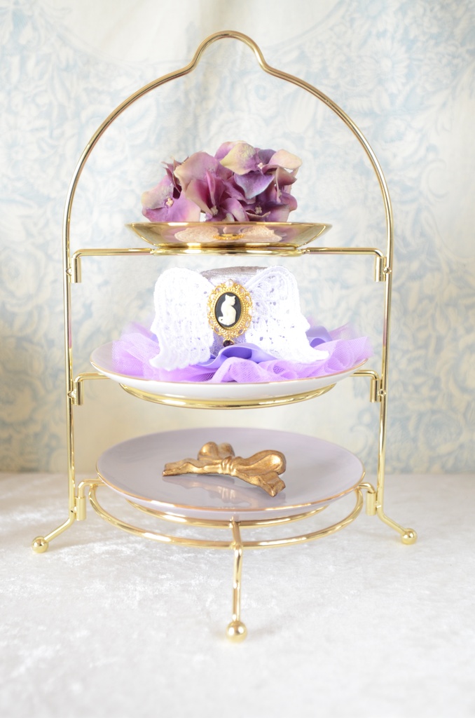 ミニハット(エンゼルキャットのカメオ・ラベンダー)