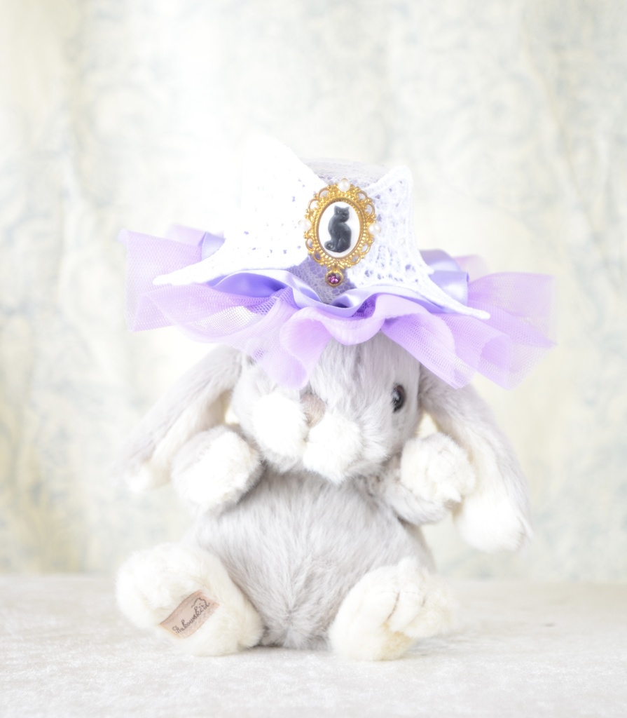 ミニハット(エンゼルキャットのカメオ・ラベンダー)