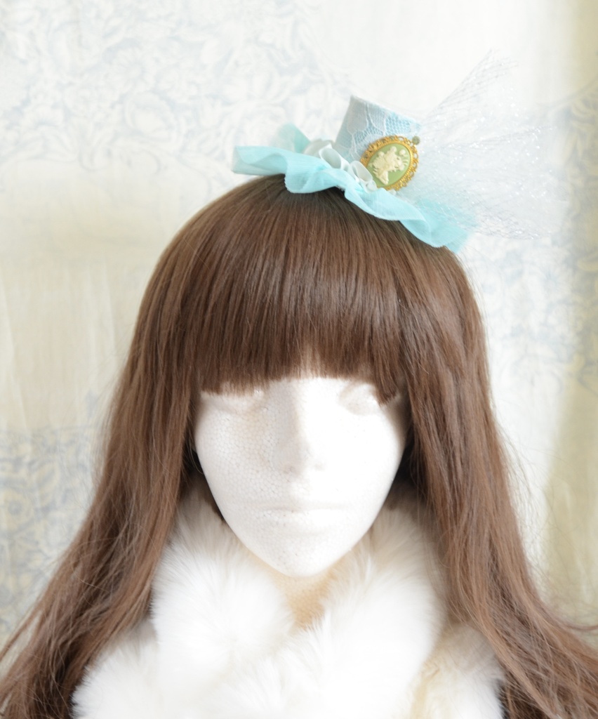 ミニハット(フェアリーカメオ・ペールグリーン)