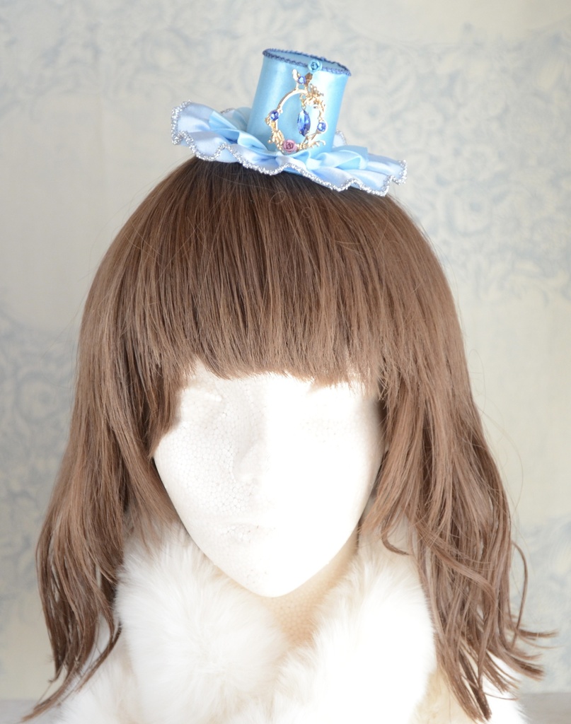 ミニハット(王女の庭園・ブルー)