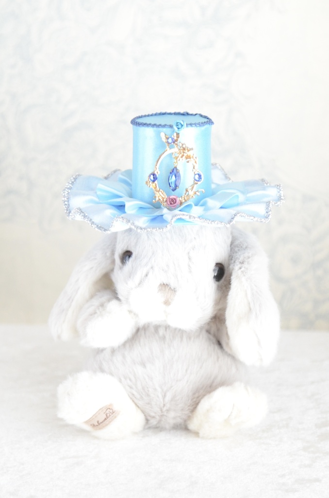 ミニハット(王女の庭園・ブルー)