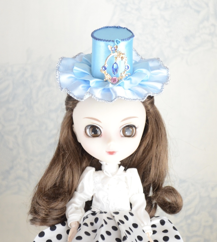 ミニハット(王女の庭園・ブルー)