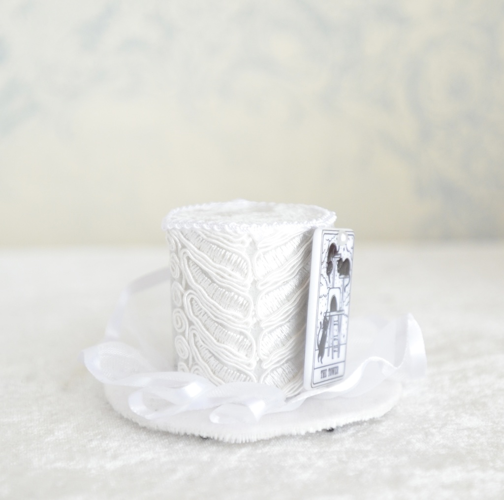 ミニハット（猫のタロットカード・塔）