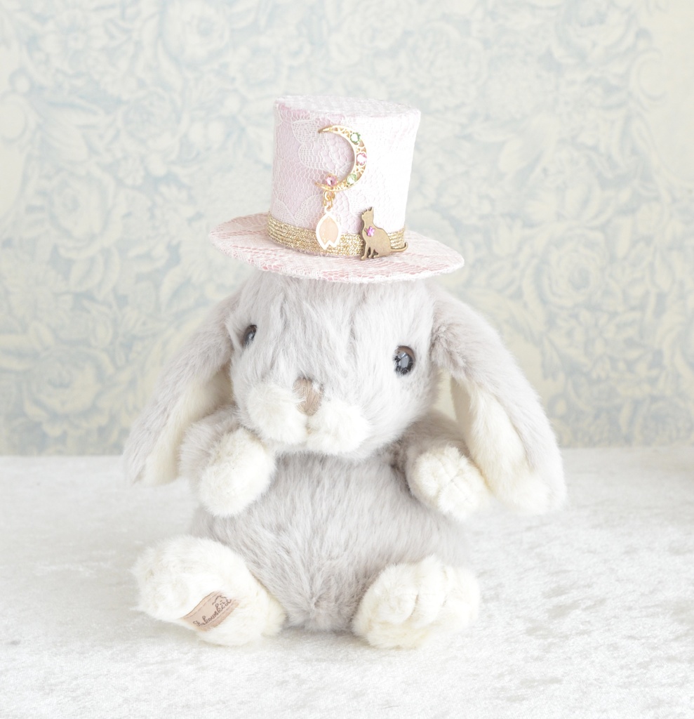 ミニハット(桜とねこ)