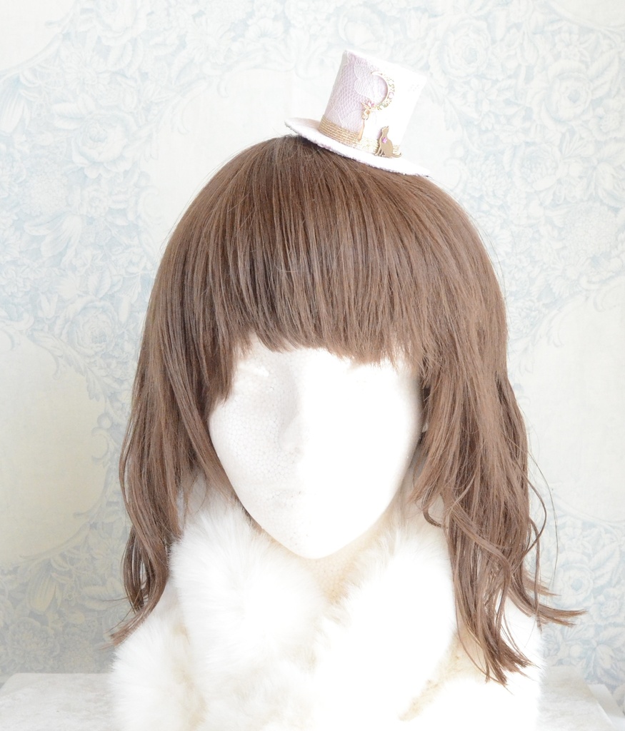 ミニハット(桜とねこ)