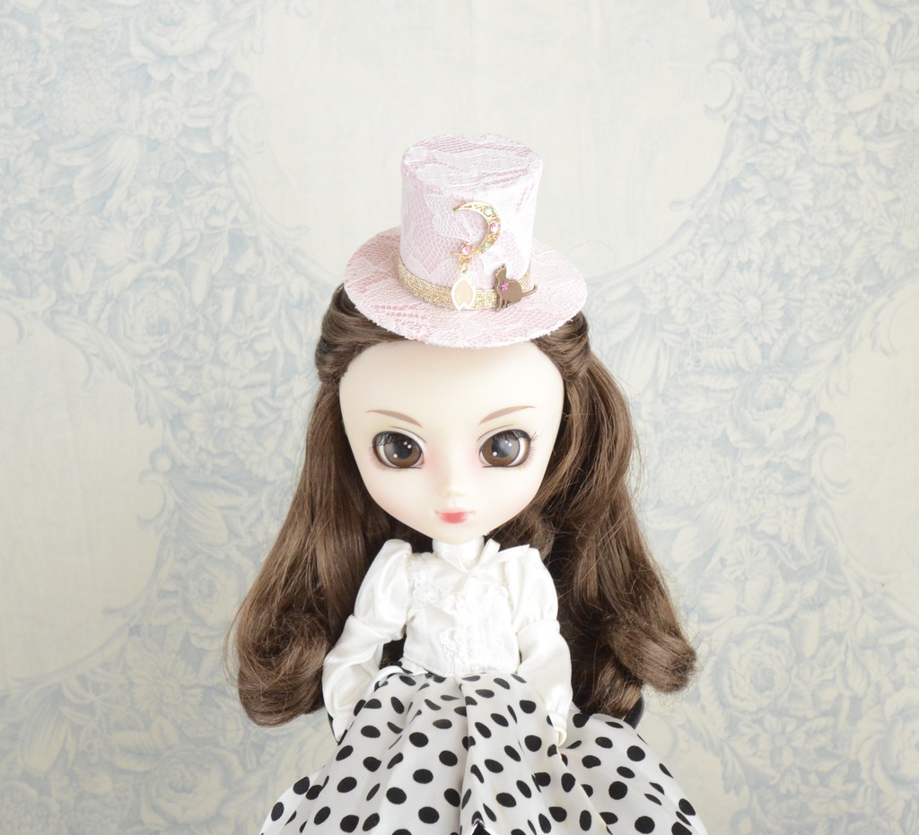 ミニハット(桜とねこ)