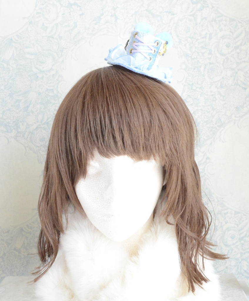 ミニハット(うさぎ耳のハット・ブルー)