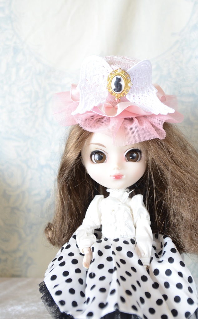 ミニハット(エンゼルキャットのカメオ・ピンク)