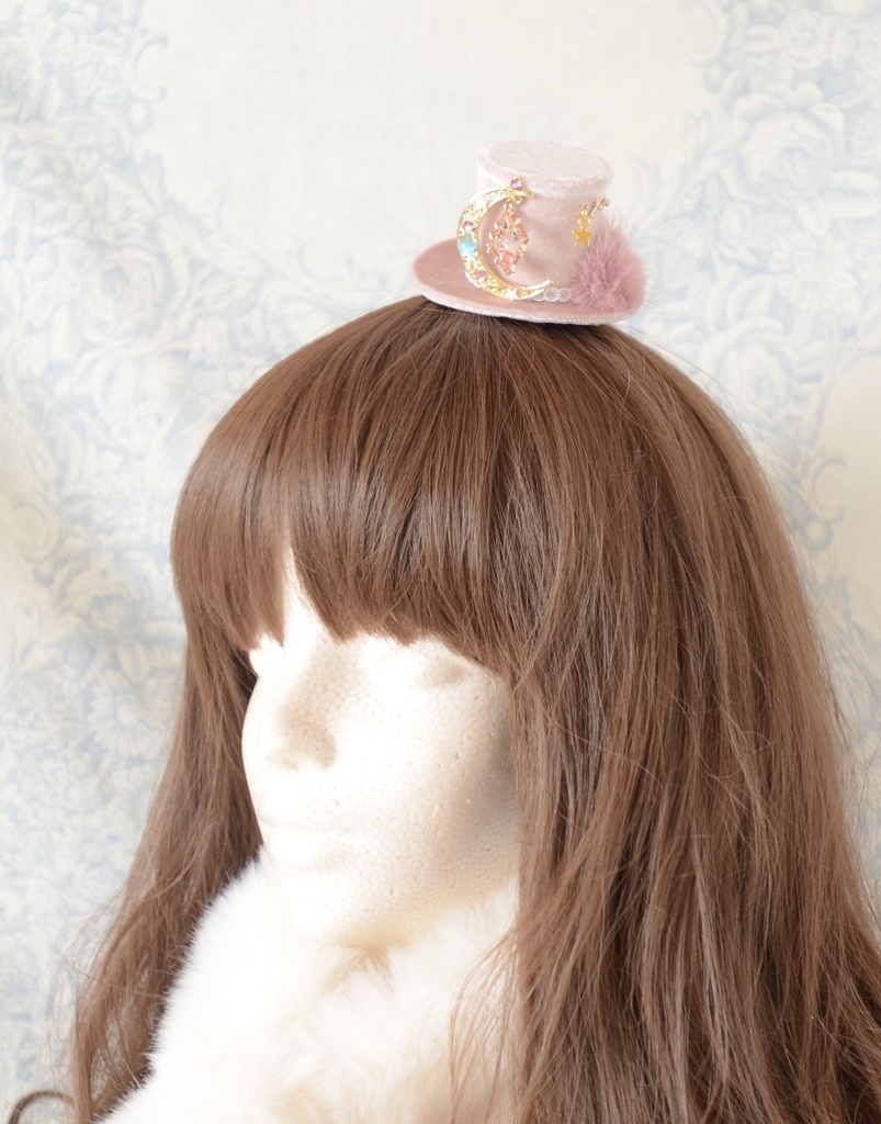 ヘアアクセサリー(お星様とうさぎ・ピンク)