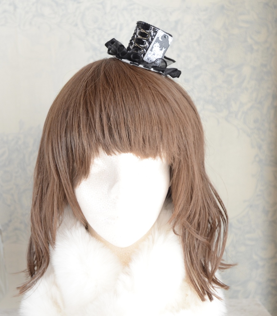 ミニハット(猫のタロットカード・法皇)