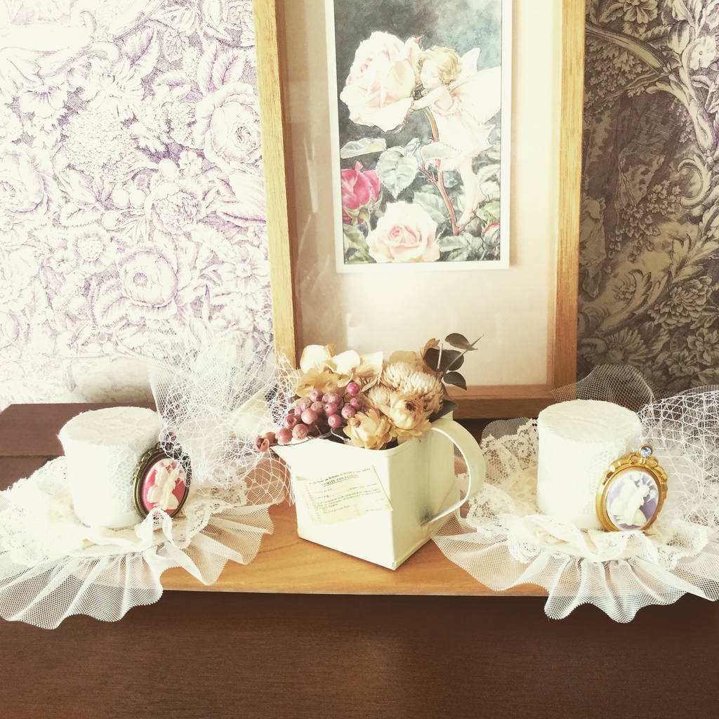 ミニハット(フェアリーカメオ・クランベリーレッド)