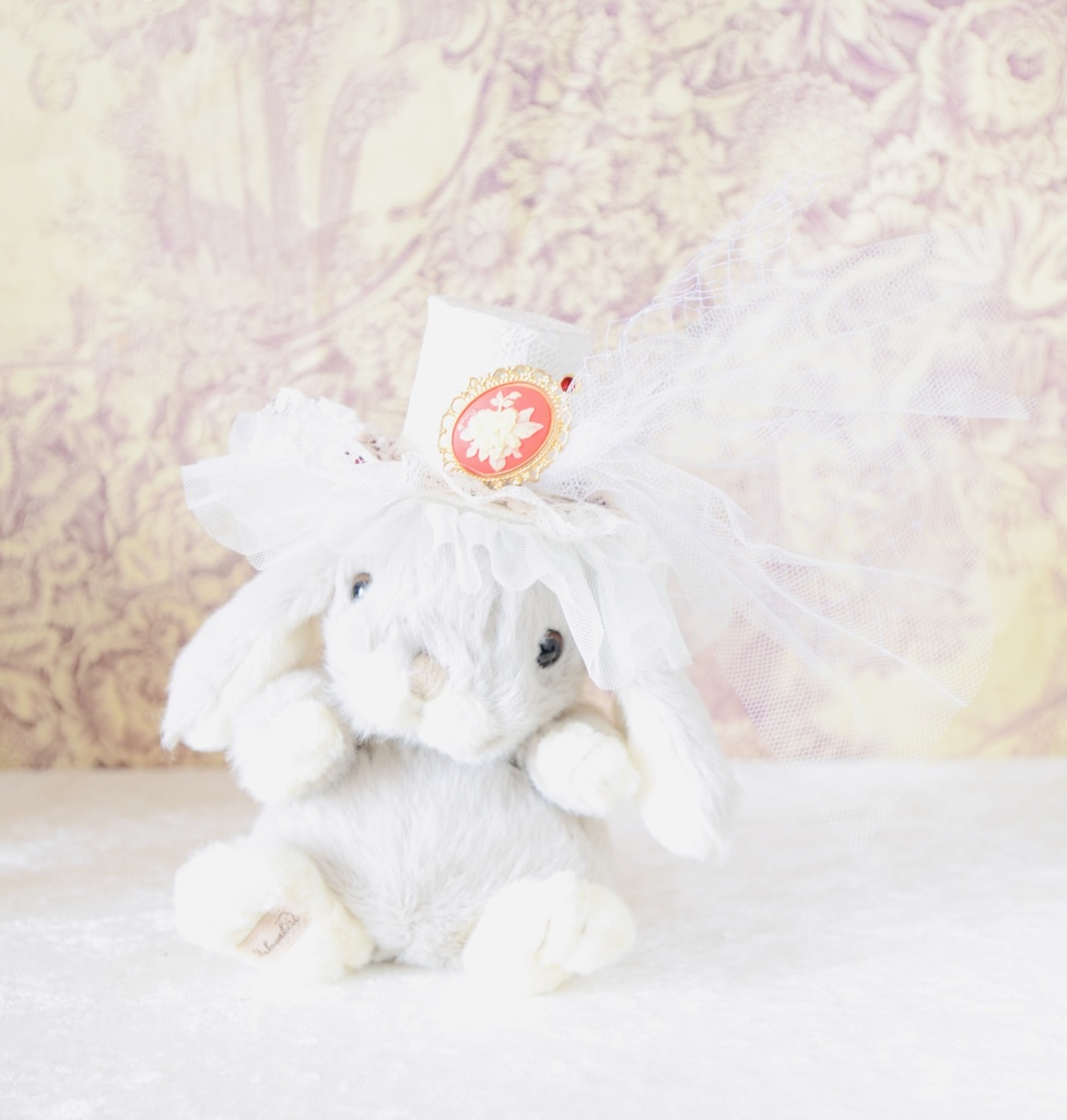 ミニハット(フェアリーカメオ・クランベリーレッド)