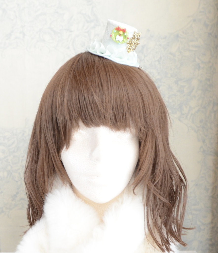 ミニハット(クリスマスリースにゃんこ)