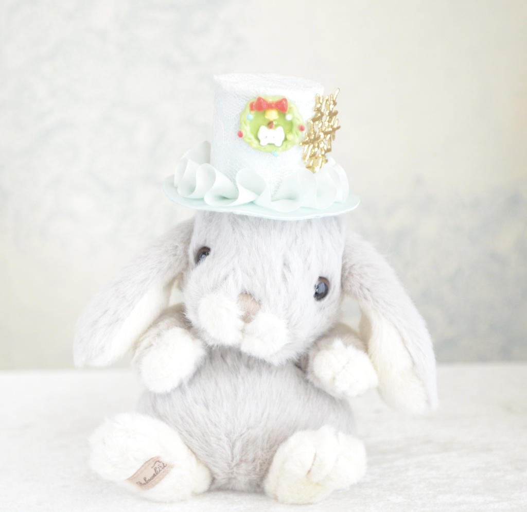 ミニハット(クリスマスリースにゃんこ)