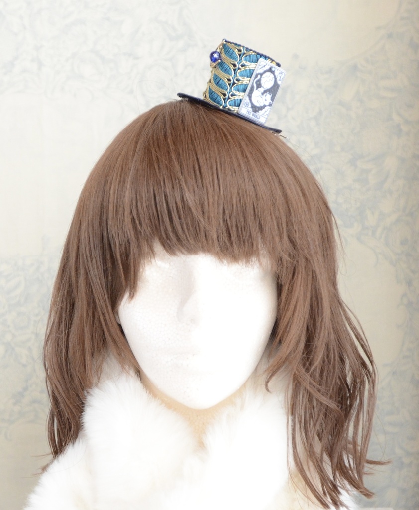 ミニハット(猫のタロットカード・世界)