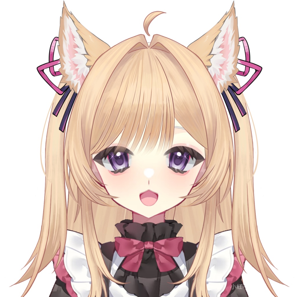 【限1】live2d仮想キャスター狐さん可diy自定義超多髪型6箇表情お姉さん+女の子のダブル立ち絵です(胸挿画を贈ります)
