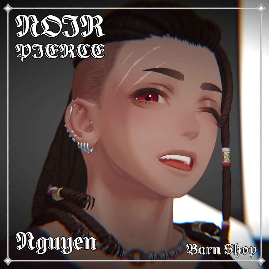 【複数アバター対応】NOIR Pierce