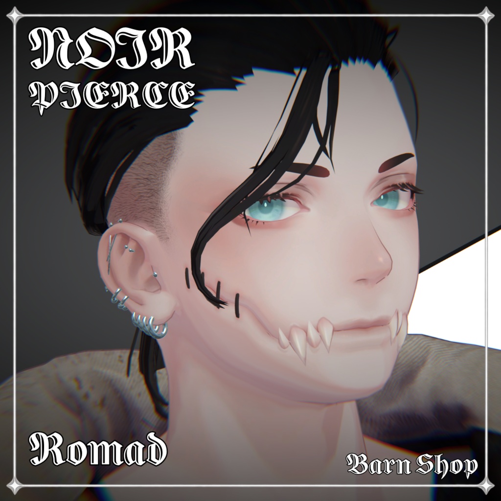 【複数アバター対応】NOIR Pierce