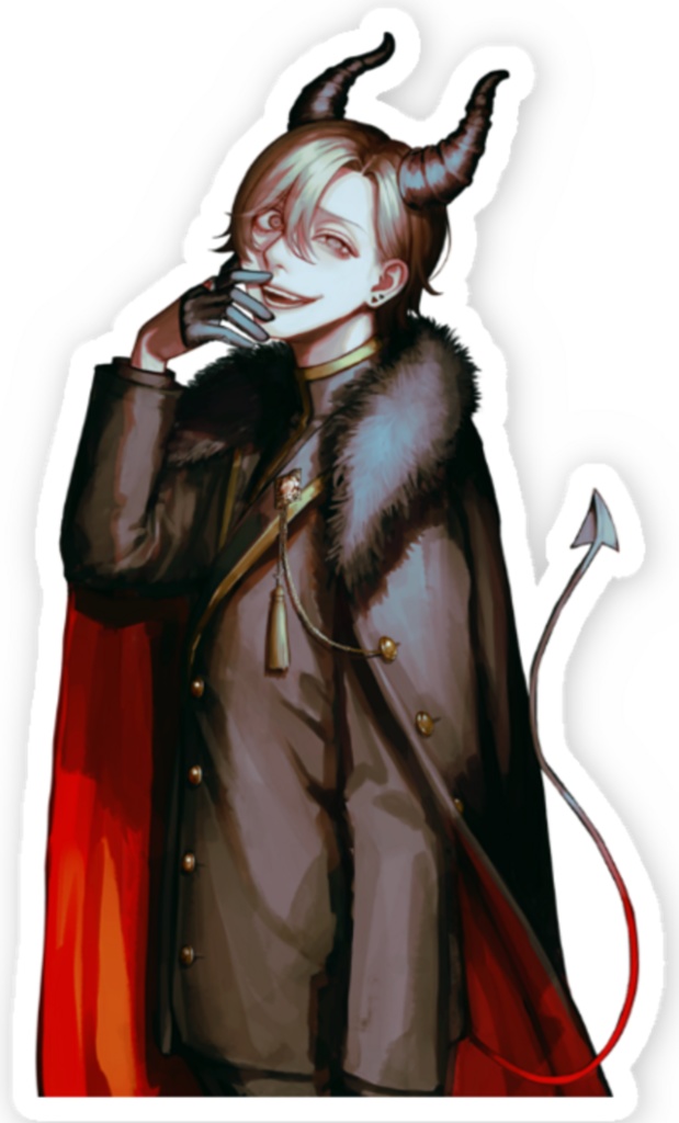 【2025ハロウィン悪魔】スマホステッカー