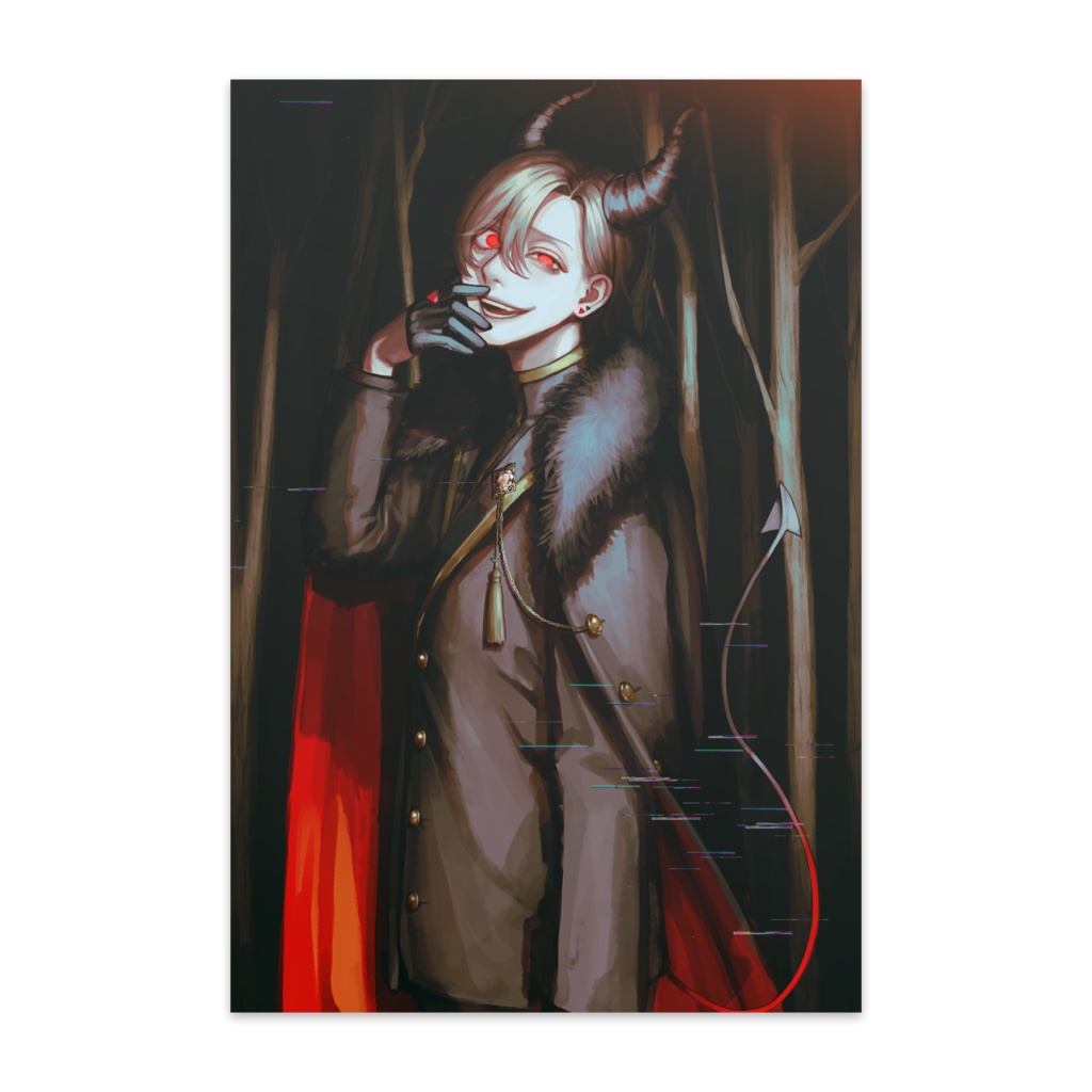 【2025ハロウィン悪魔】ポストカード