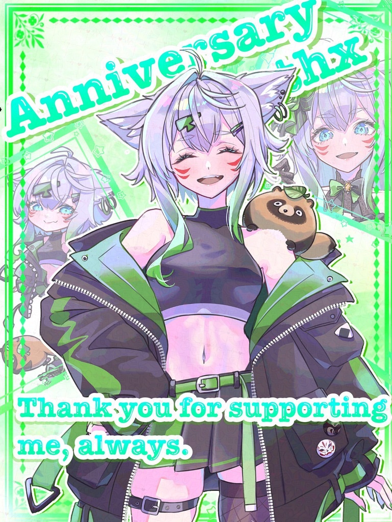 Anniversary(周年祭)おはV素材