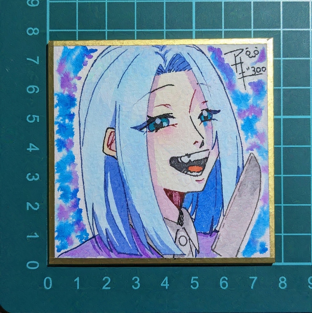 露空時雨 ミニ色紙