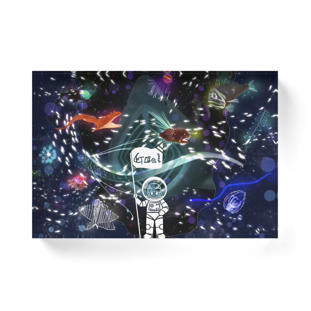 【アクリルブロック】海底着陸