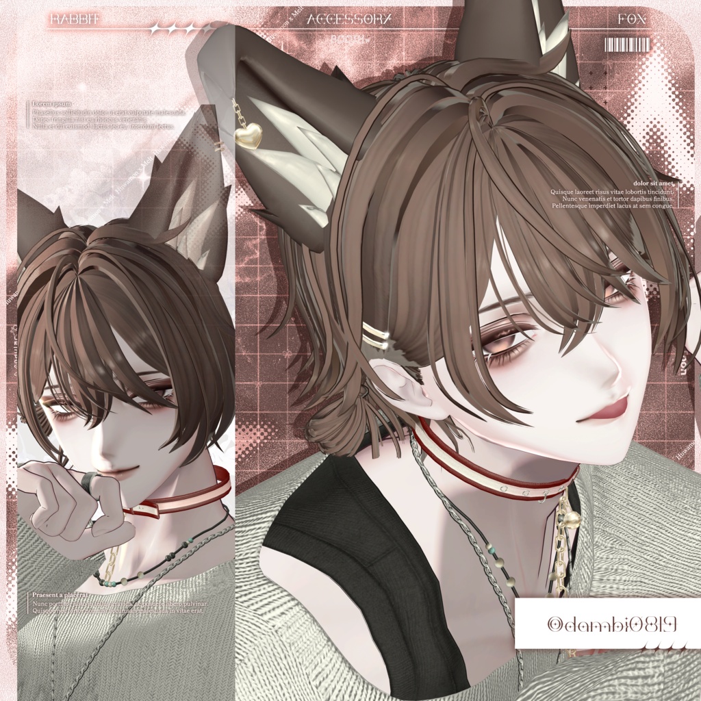RABBIT x FOX EAR ACC 🐰🦊