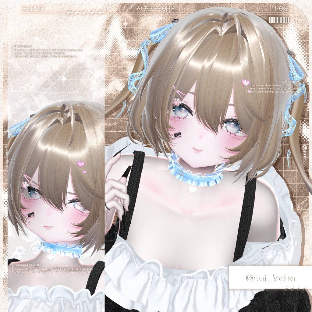 RABBIT x FOX EAR ACC 🐰🦊