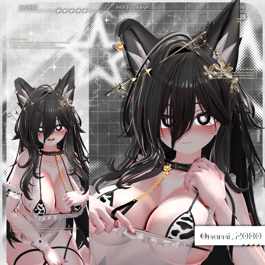 RABBIT x FOX EAR ACC 🐰🦊