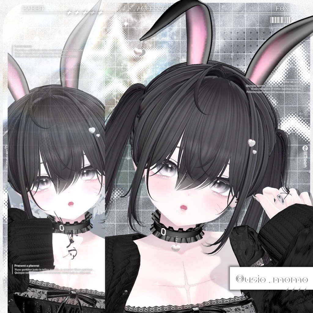 RABBIT x FOX EAR ACC 🐰🦊