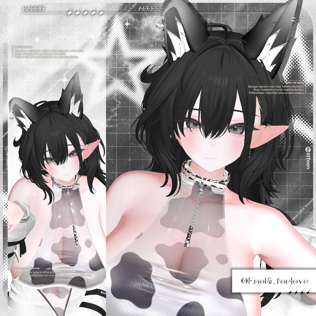 RABBIT x FOX EAR ACC 🐰🦊