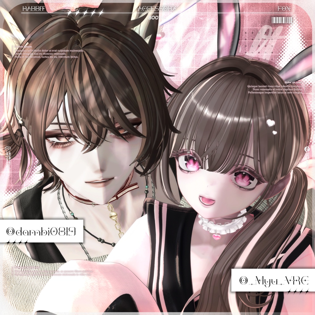 RABBIT x FOX EAR ACC 🐰🦊