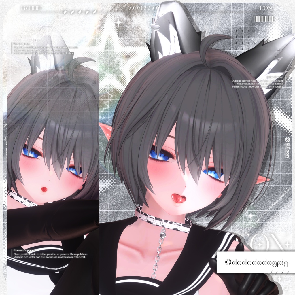 RABBIT x FOX EAR ACC 🐰🦊