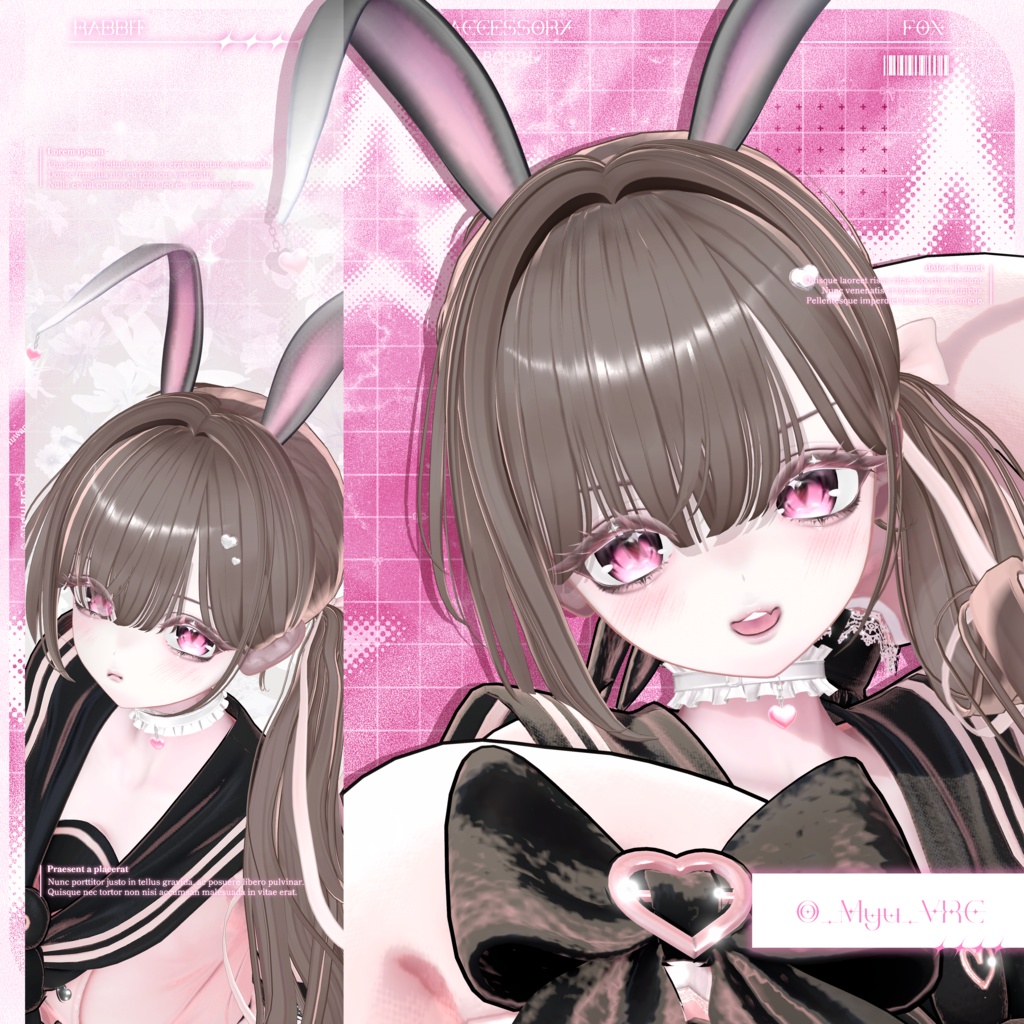 RABBIT x FOX EAR ACC 🐰🦊