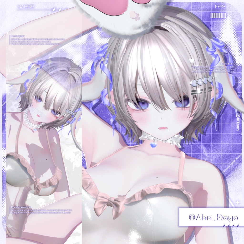 RABBIT x FOX EAR ACC 🐰🦊