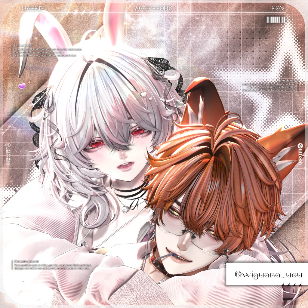 RABBIT x FOX EAR ACC 🐰🦊