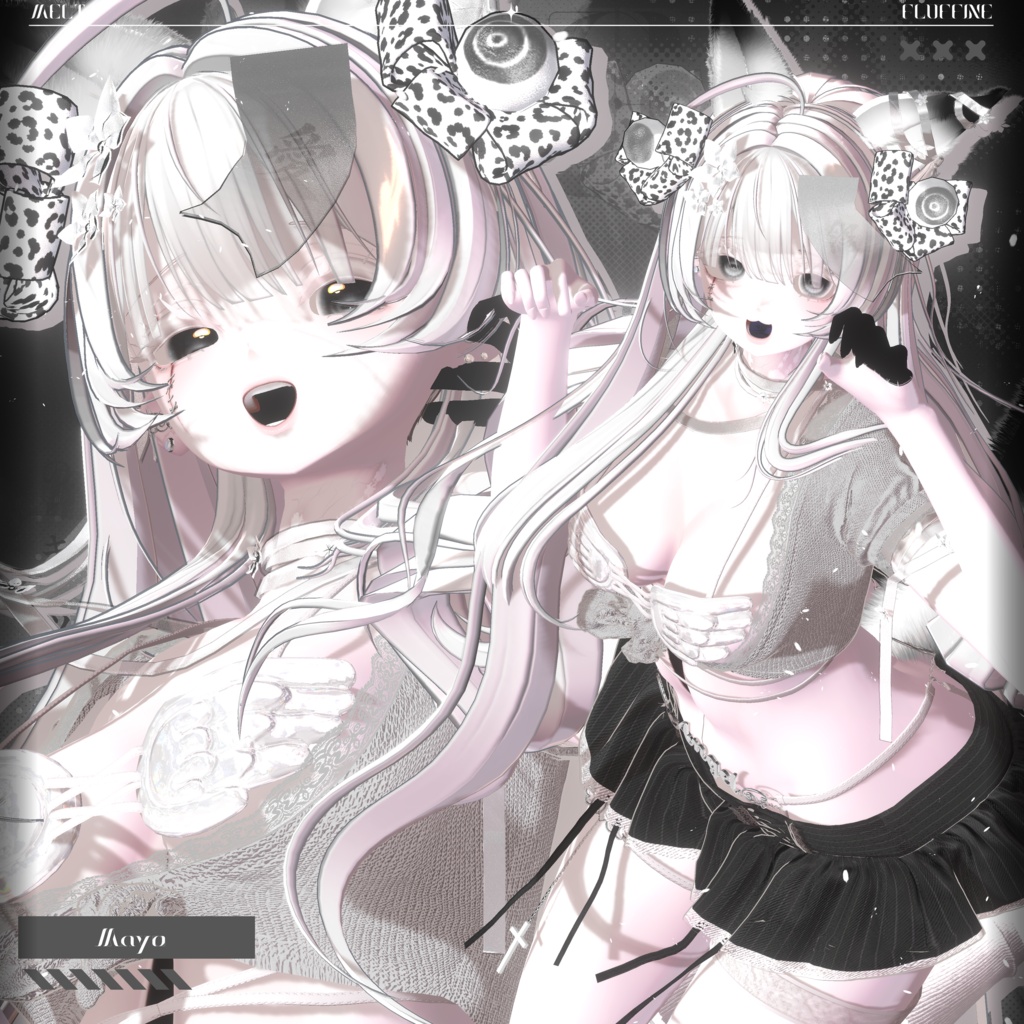 · Ghost Kitsune Ear&Tail ·