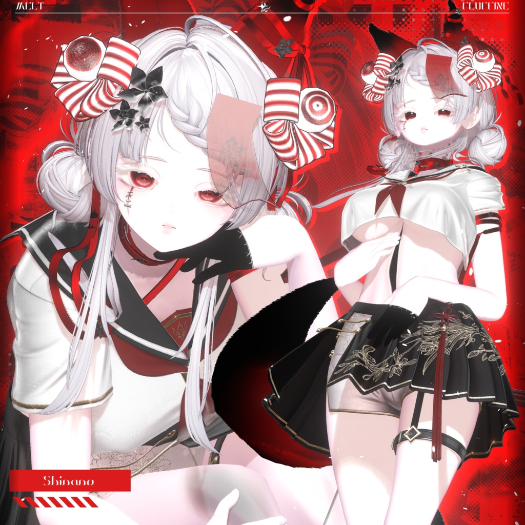 · Ghost Kitsune Ear&Tail ·