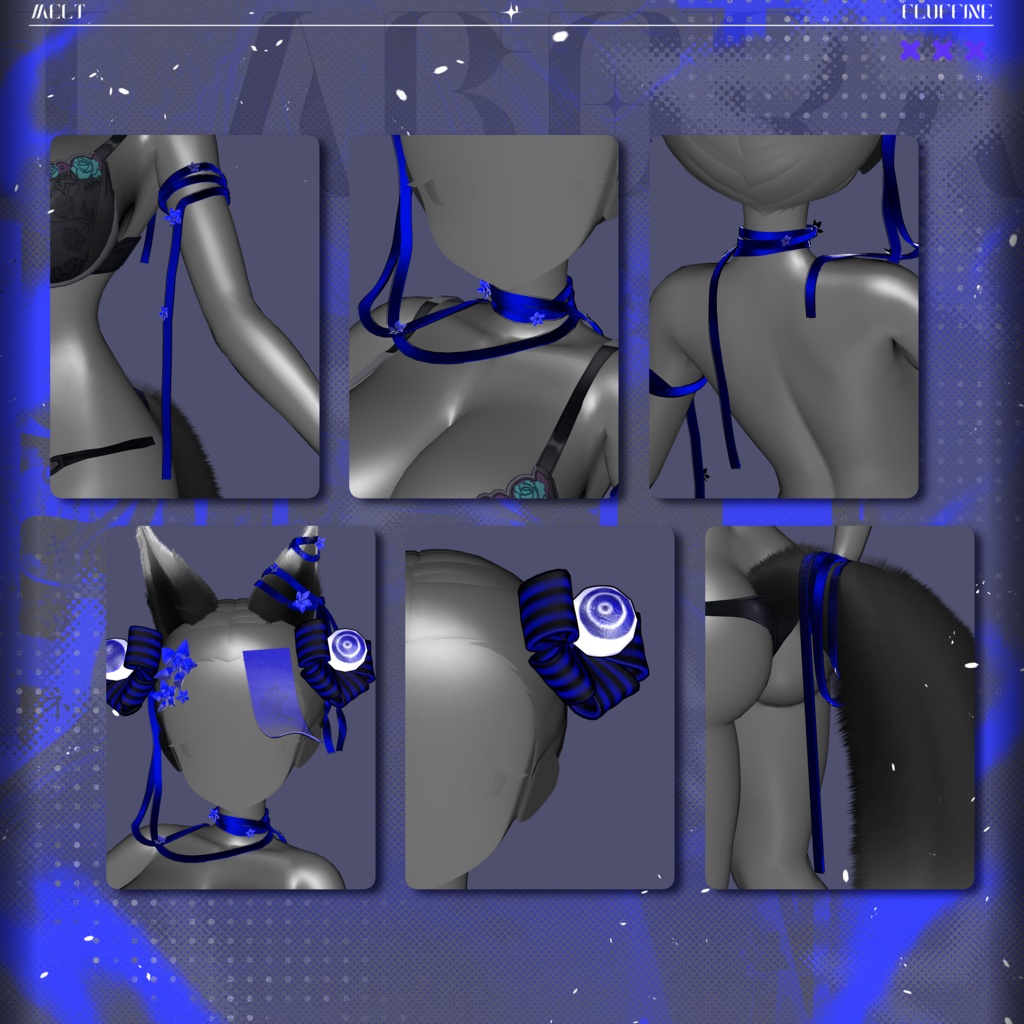 · Ghost Kitsune Ear&Tail ·