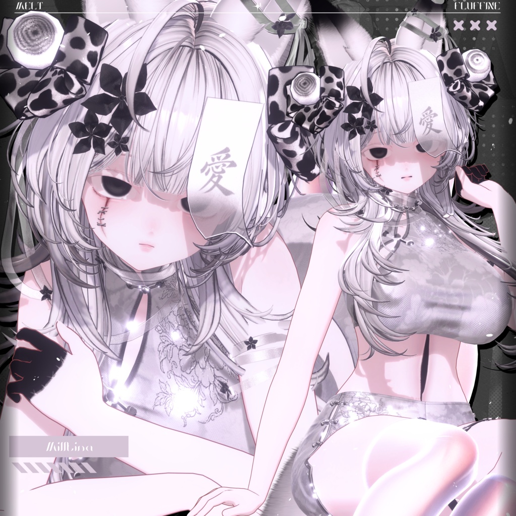· Ghost Kitsune Ear&Tail ·