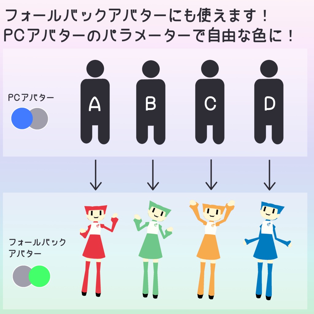 【無料VRChatアバター】えんぷてぃ・えくすとら【PC/Quest対応】 #えんぷてぃシリーズ