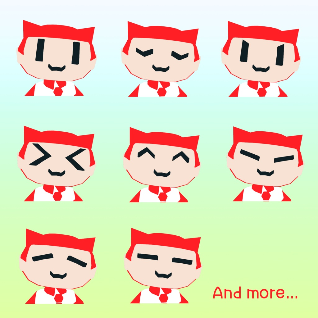 【VRChatアバター】えんぷてぃ・えくすくらめーしょん!【PC/Quest対応】 #えんぷてぃシリーズ