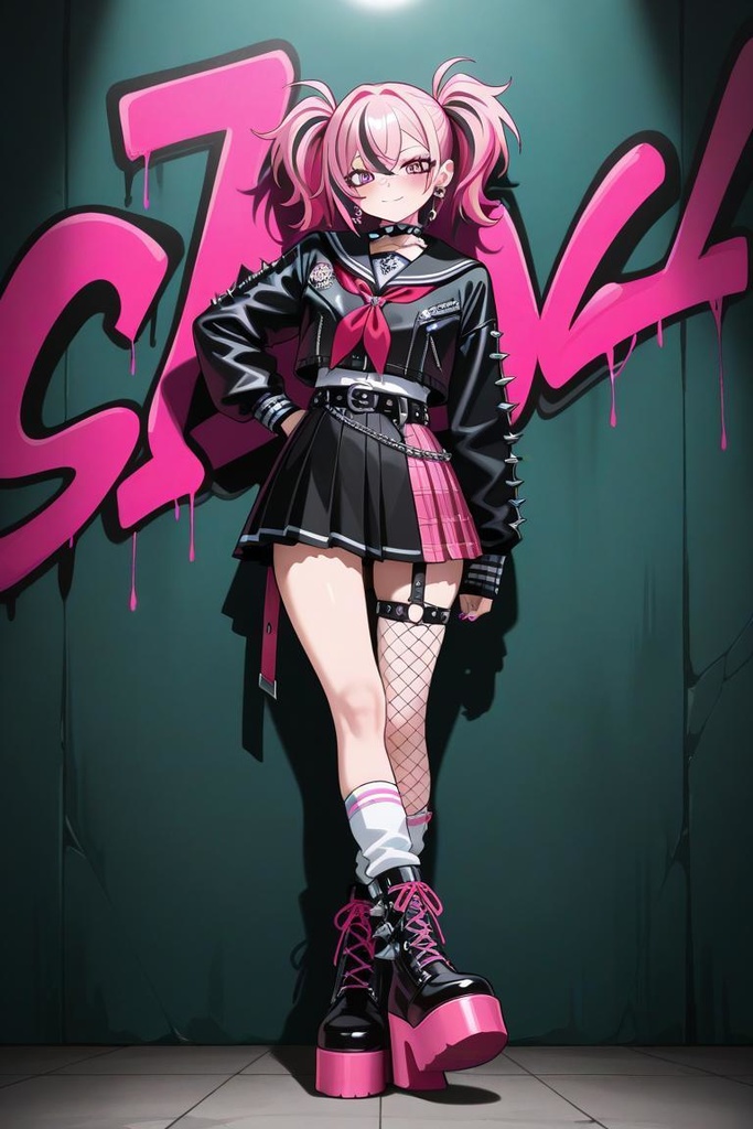制服パンクイラスト30枚セット