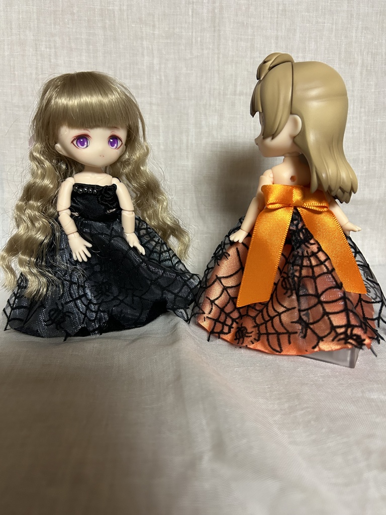 オビツ11 ねんどろ 蜘蛛の巣ドレス