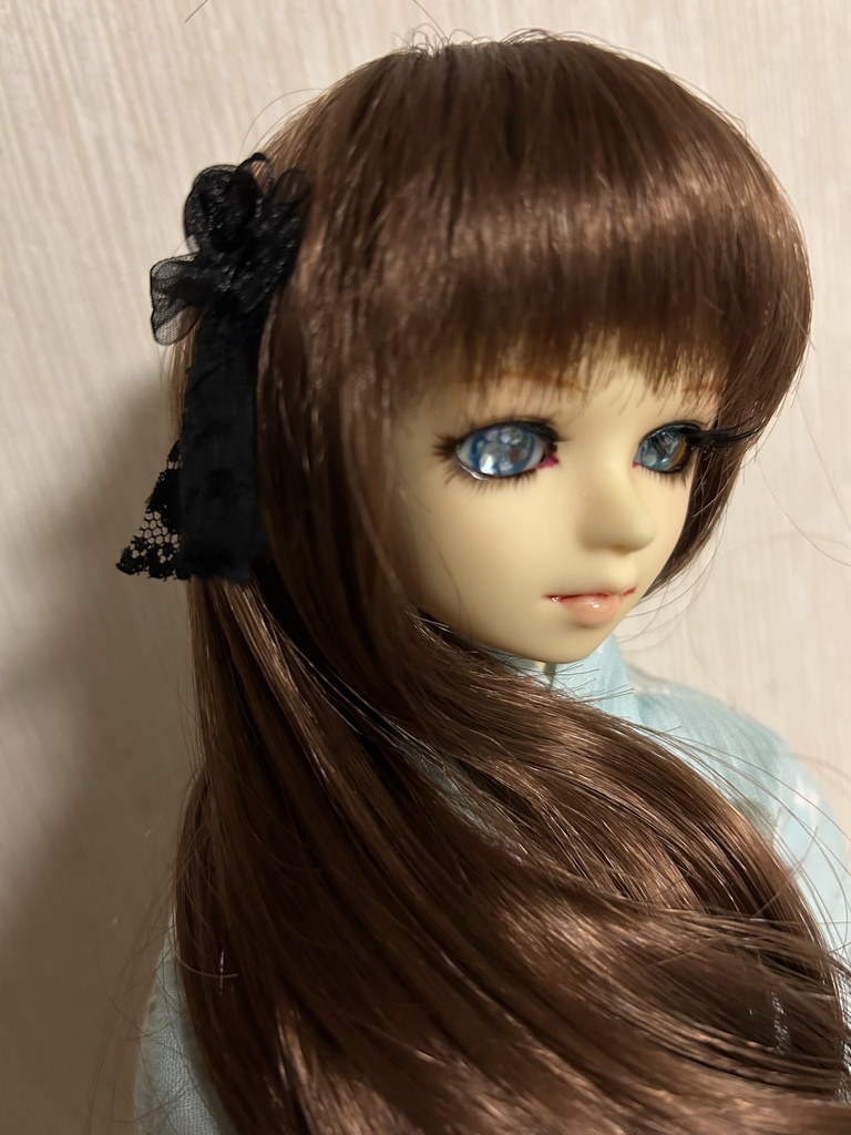 花とレースのヘアピン