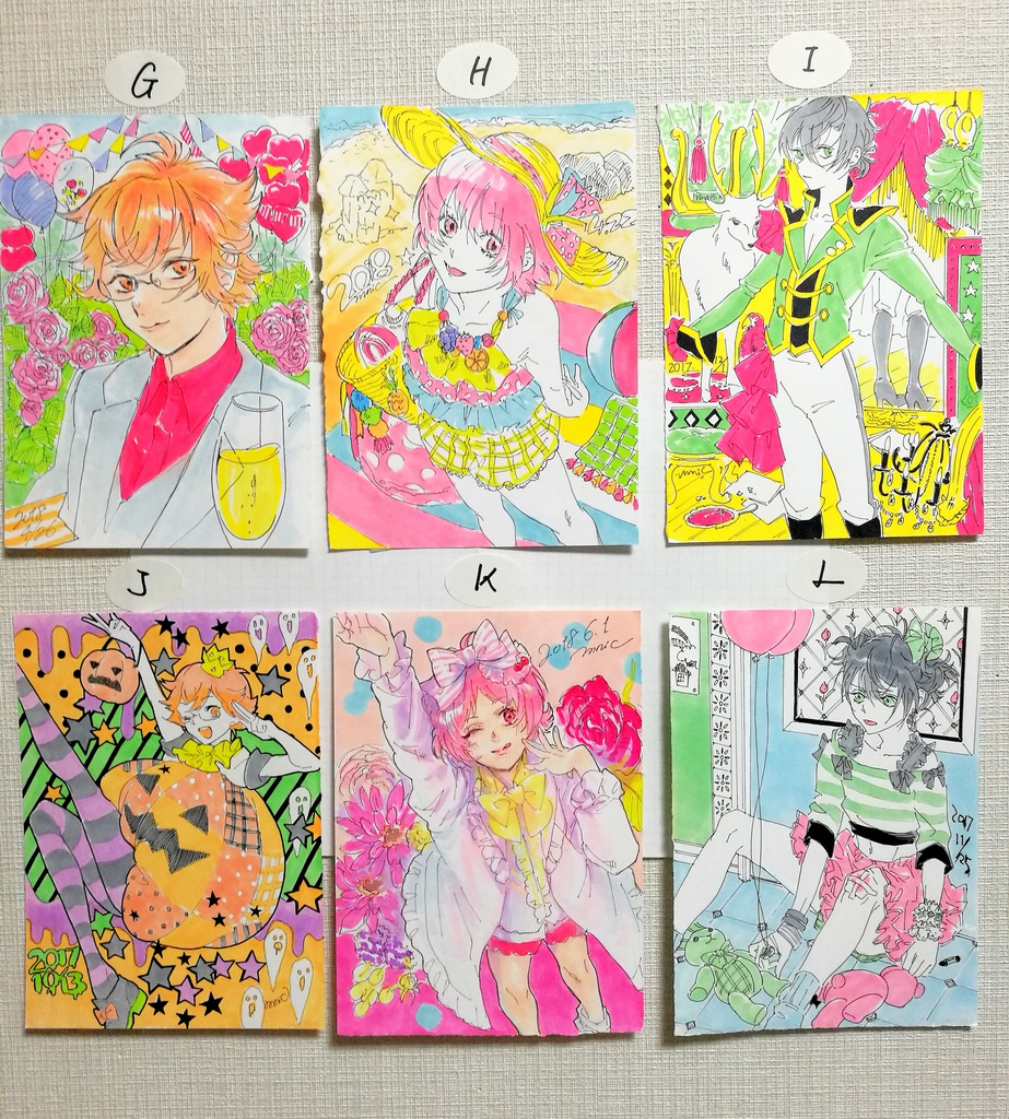 原画【G〜L】単品1,000〜