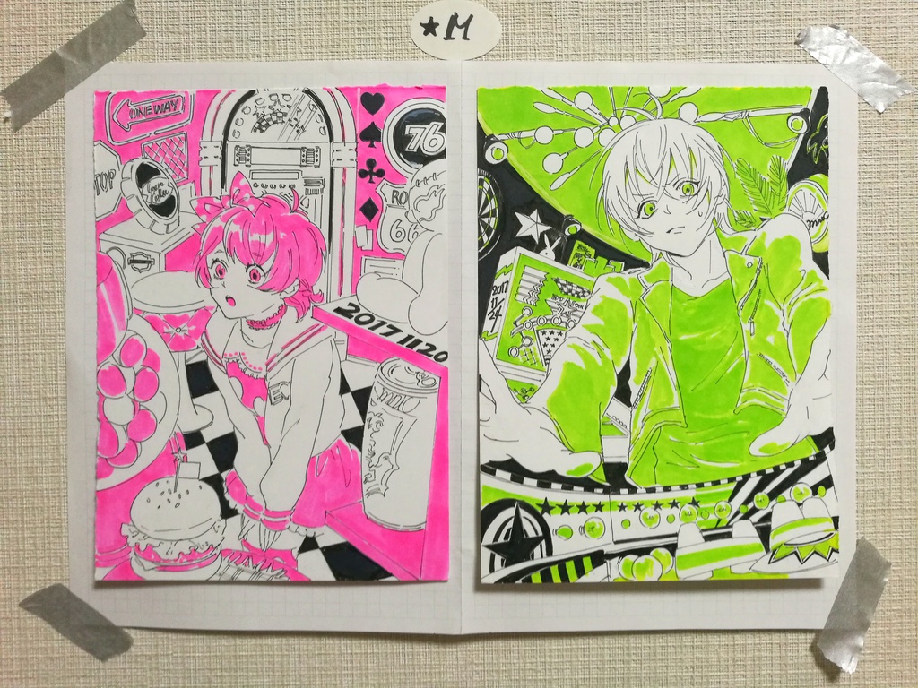 原画【☆★】2枚セット