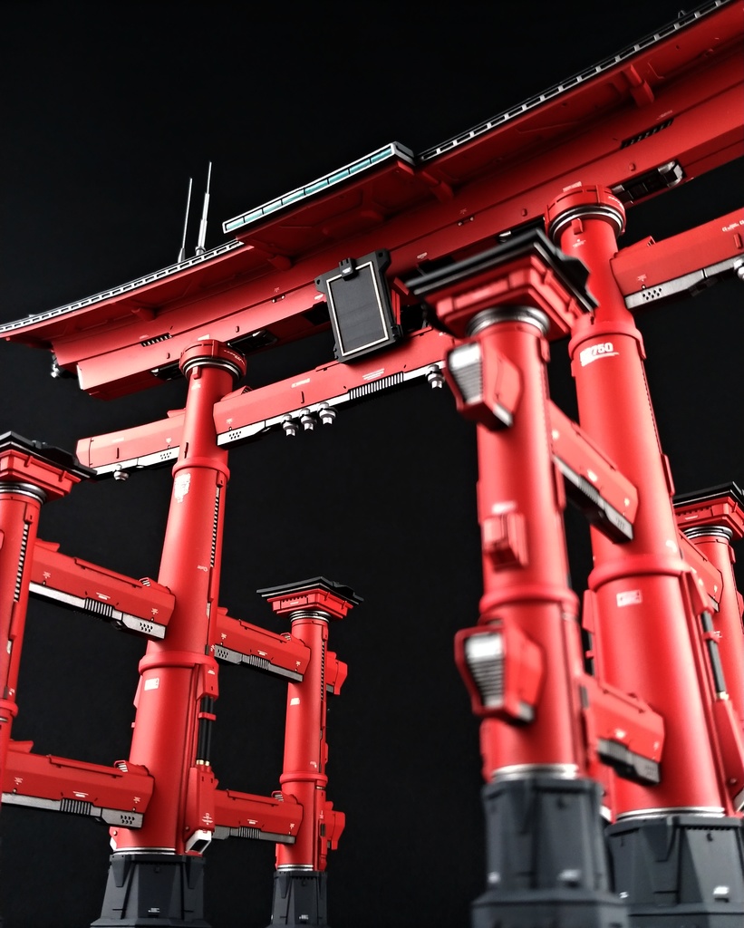 機械化両部鳥居 - ガレージキット