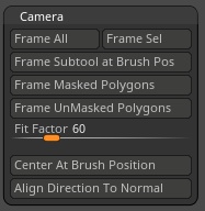 ZBrush プラグイン - カメラ操作ツール